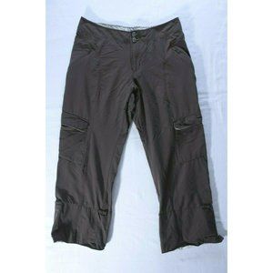 Columbia titanium womans sz 8 capri pants brown